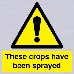 These crops have been sprayed